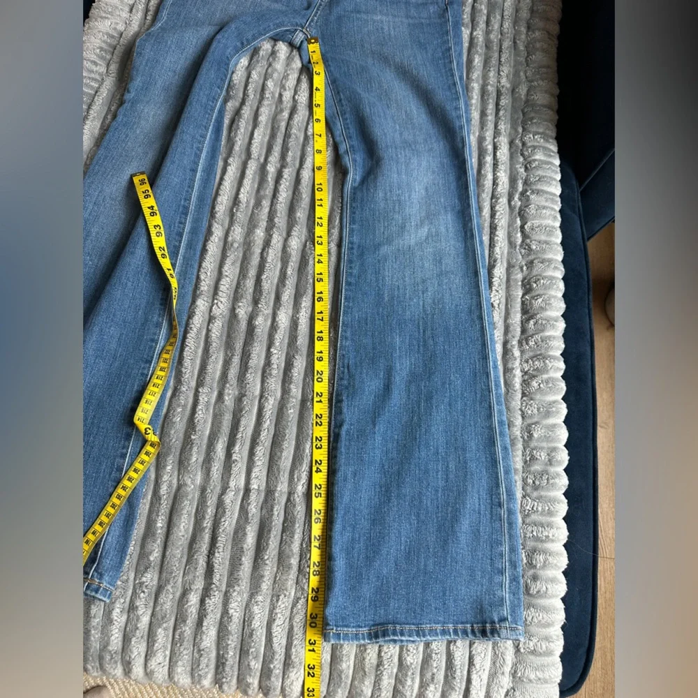 Gap mid rise plain basic long baby boot jeans - Picture 7 of 8